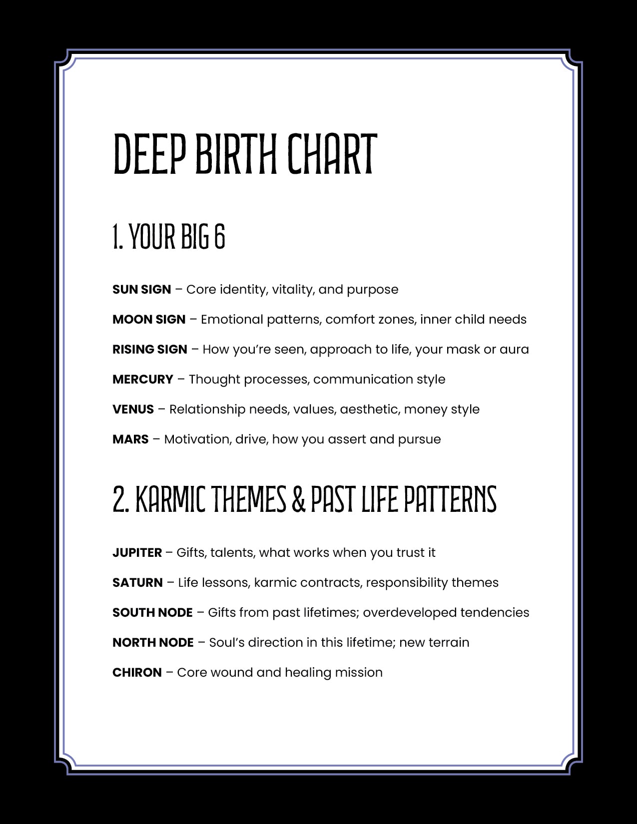 ☀️ Deep Astrological Birth Chart