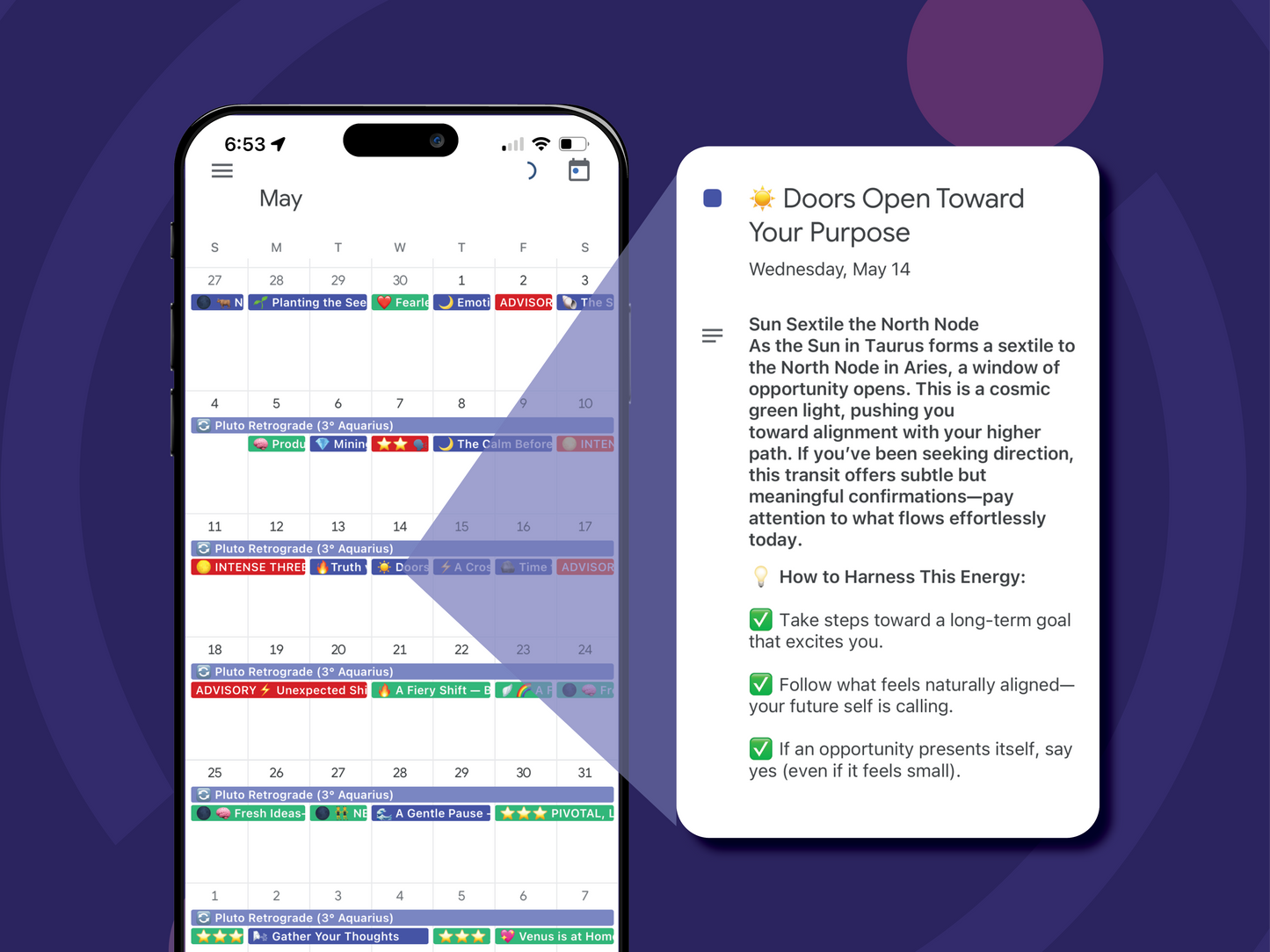 Daily Life Astro Calendar-Free Trial