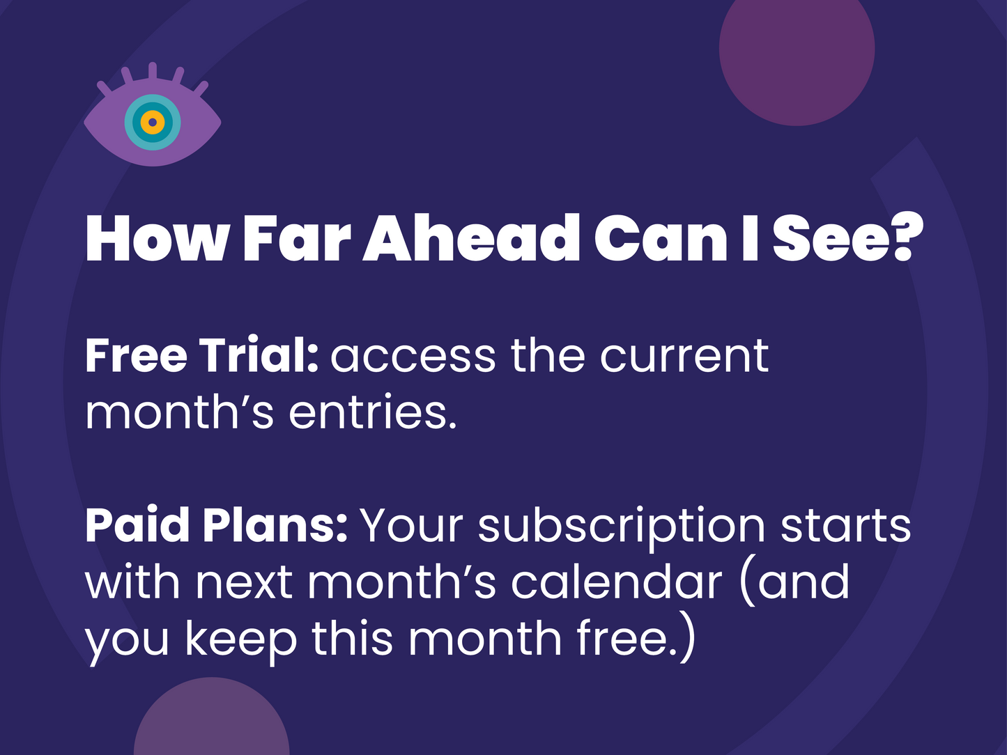 Daily Life Astro Calendar-Free Trial