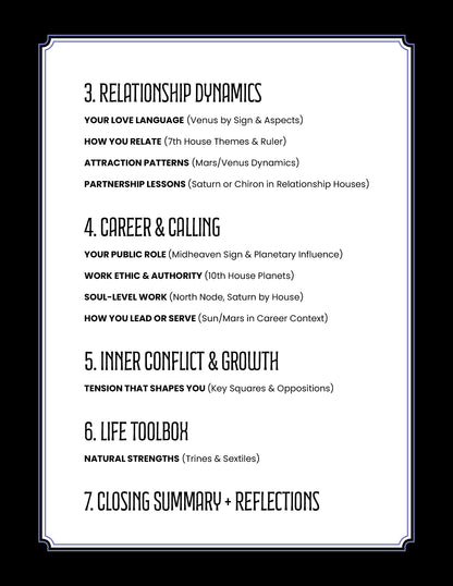☀️ Deep Astrological Birth Chart
