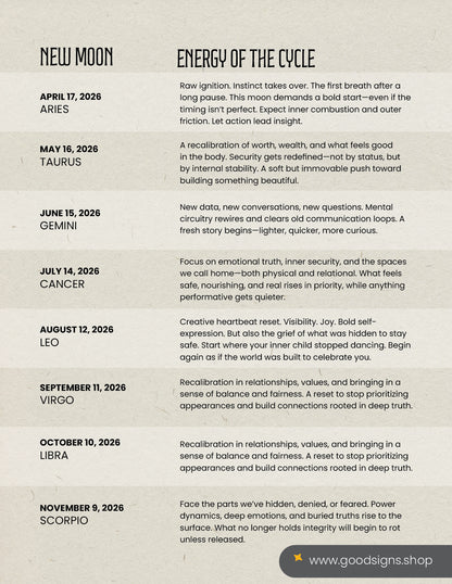 PHASE WORK | A Workbook for Turning Lunar Cycles into Lasting Change