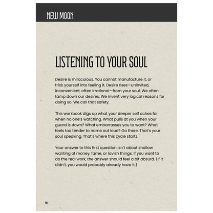 PHASE WORK | A Workbook for Turning Lunar Cycles into Lasting Change