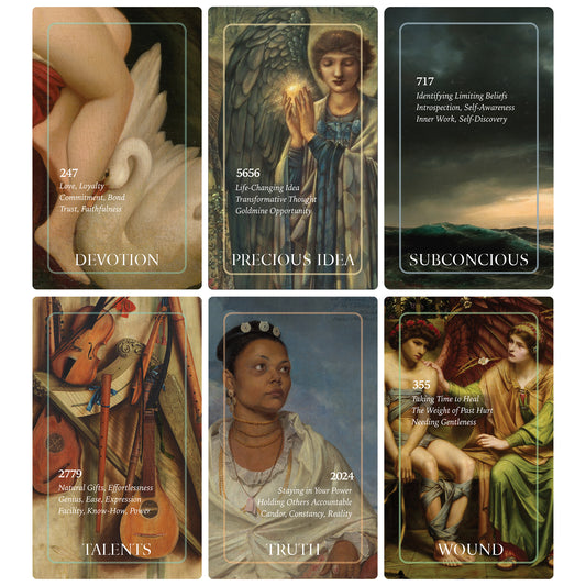 The Brushstroke Oracle | 80 Card Deck | Exclusive to Good Signs