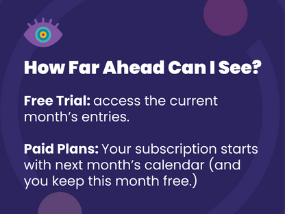 Daily Life Astro Calendar-Free Trial